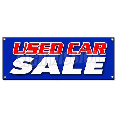 Signmission USED CAR SALE BANNER SIGN cars sell signs dealer dealership store buy here B-Used Car Sale